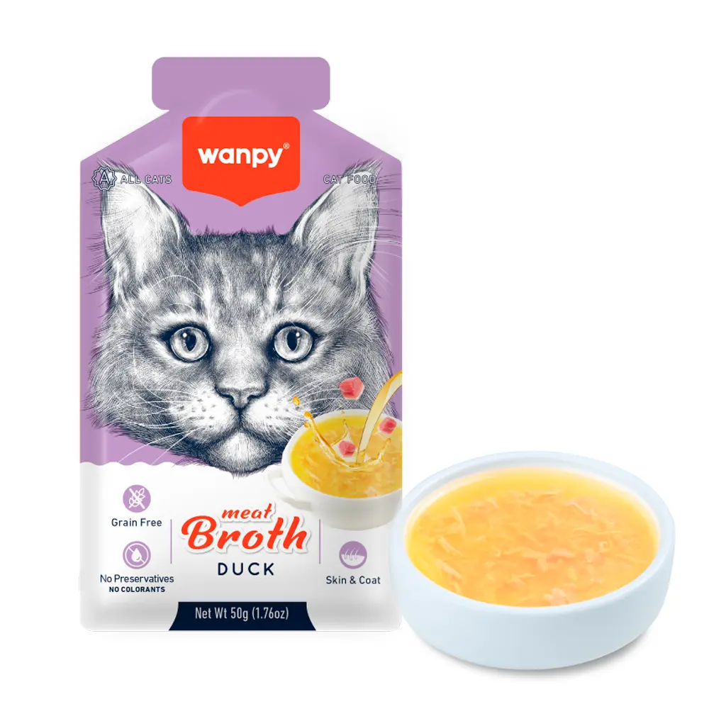 Wanpy Andebouillon til Katte 50 g
